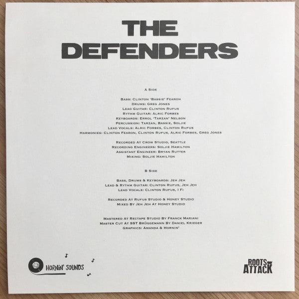 The Defenders : Chant Down Babylon (12", Maxi, Ltd)