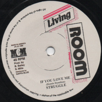 Struggle : If You Love Me (7", Single, RP)