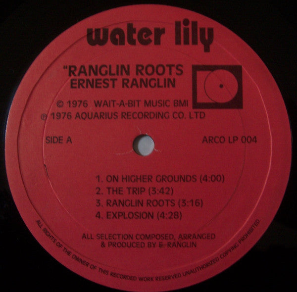 Ernest Ranglin : Ranglin Roots (LP, Album, RP, Red)