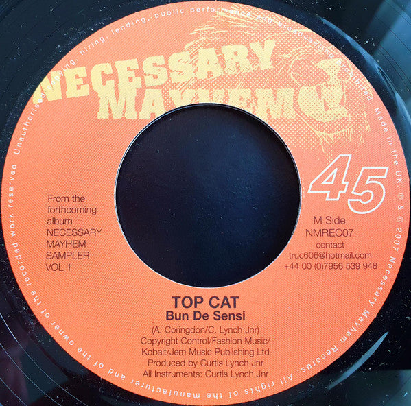 Red Rat / Top Cat : Guess Who's Back / Bun De Sensi (7")