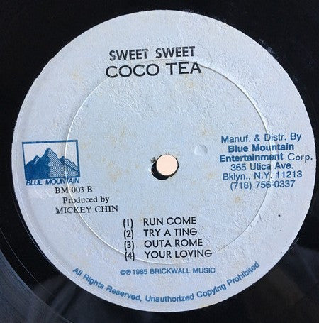 Cocoa Tea : Sweet Sweet Coco Tea (LP, Album)