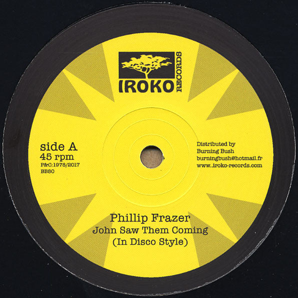 Phillip Fraser : John Saw Them Coming / Troubles (12", RE)
