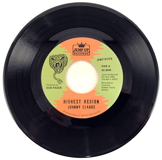 Johnny Clarke / Flying Vipers : Highest Region (7", Single)