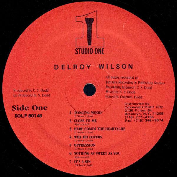 Delroy Wilson : Dancing Mood (LP, Comp, M/Print, RP, Red)