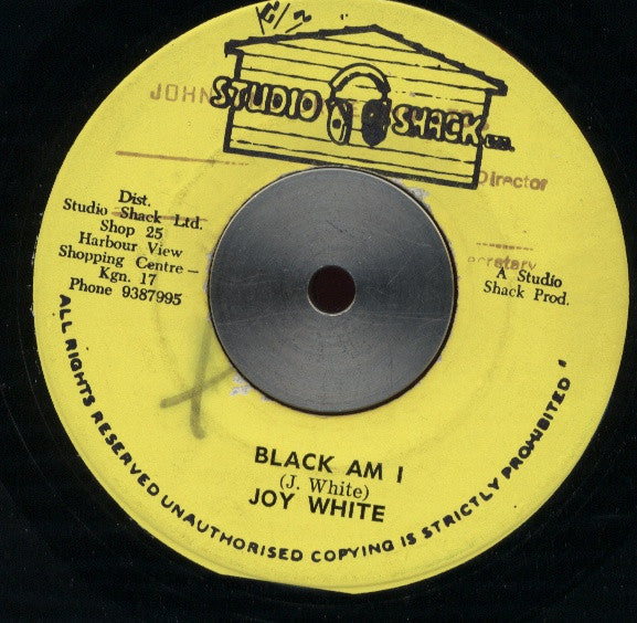 Joy White : Black Am I (7", Yel)