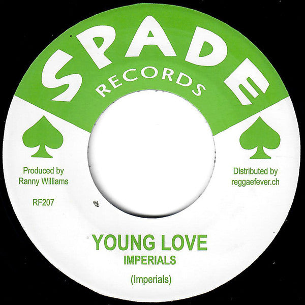 The Imperials (2) / The Hippy Boys : Young Love / Carib Special (7", Single, RE)