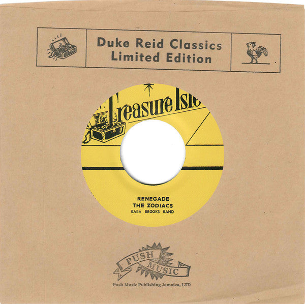 The Zodiacs (5), Baba Brooks Band* /  Baba Brooks Band* : Renegade / Duck Soup (7", Ltd, RM)