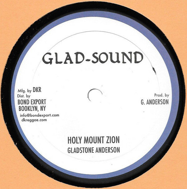 Gladstone Anderson : Holy Mount Zion / Holy Children  (10")