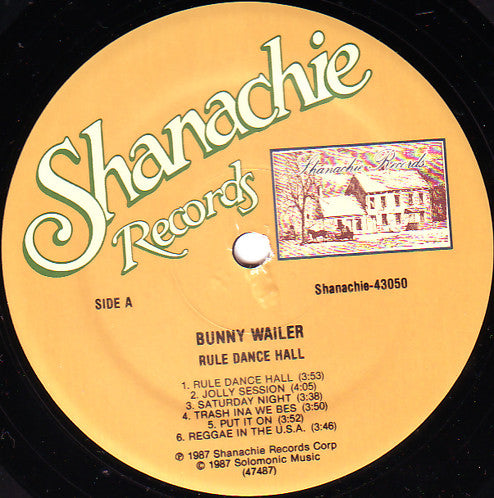 Bunny Wailer : Rule Dance Hall (LP, Album)