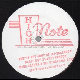 The Baba Brooks Band : Pretty Boy Jump Up / Bugle Boy  (10", S/Sided, Red)