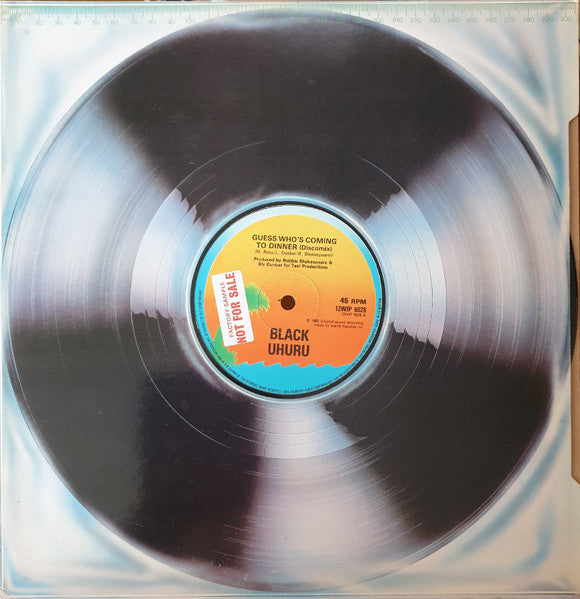 Black Uhuru : Sinsemilla / Guess Who's Coming To Dinner (12")