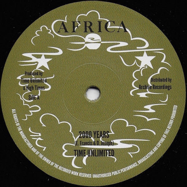 Time Unlimited (2) : 2000 Years (10", RE, RM)