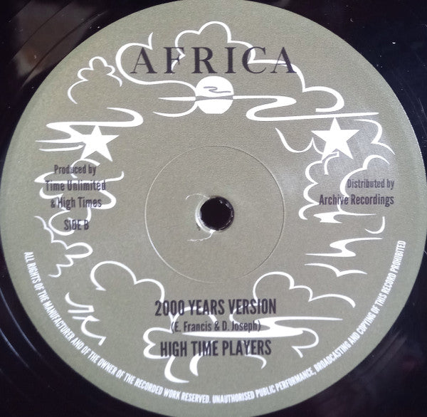 Time Unlimited (2) : 2000 Years (10", RE, RM)
