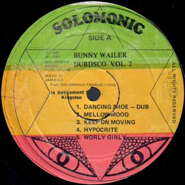 Bunny Wailer : Dubd'sco Vol. 2 (LP, Album)
