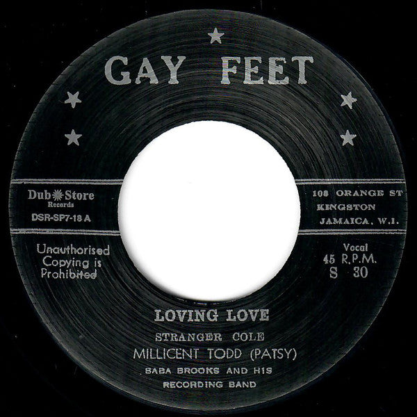 Patsy Todd, The Baba Brooks Band : Loving Love (7")