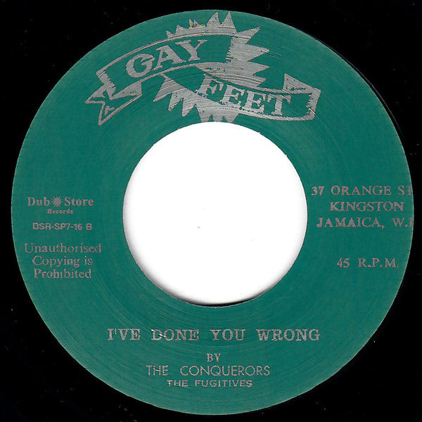 The Conquerors, The Fugitives (5) : Look Pon You (7")
