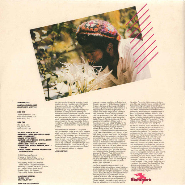 Junior Byles : Rasta No Pickpocket (LP, Album)