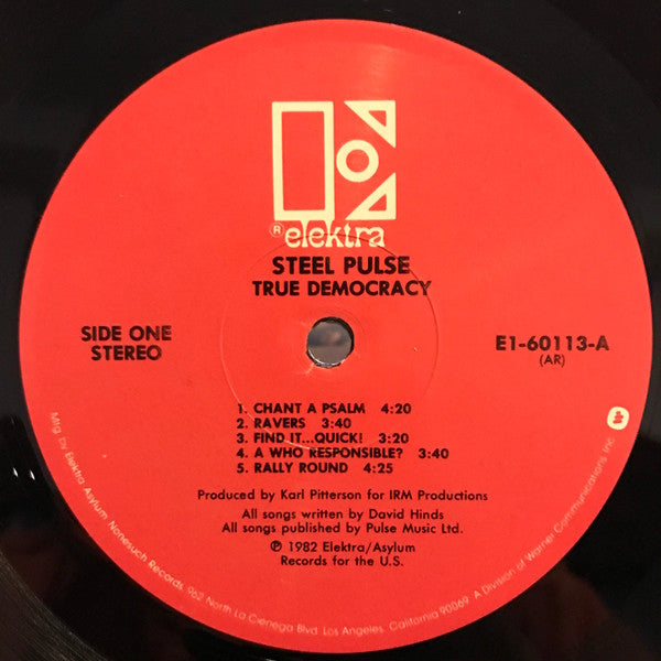 Steel Pulse : True Democracy (LP, Album, AR)