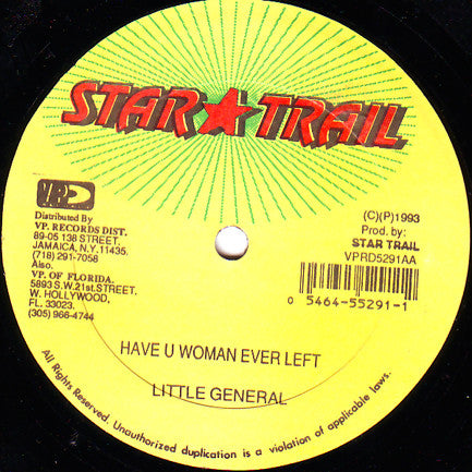 Michael Rose / Little General : Stalk Of Sensimenia / Have U Woman Ever Left (12")