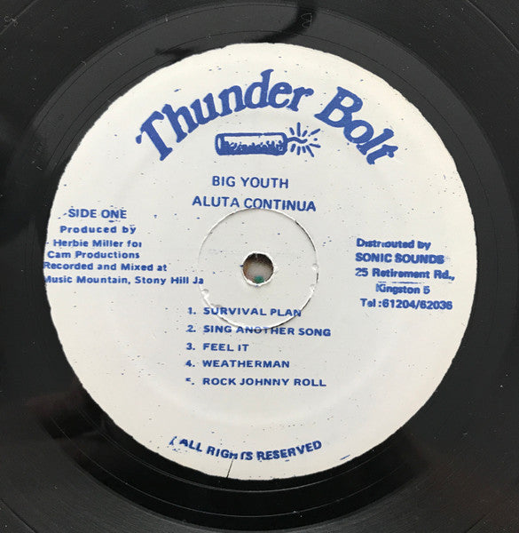 Big Youth : Aluta Continua (LP, Album)