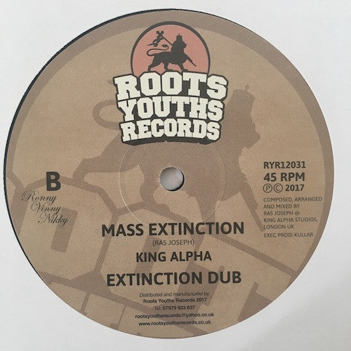 King Alpha : Testaments / Mass Extinction (12")