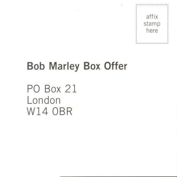Bob Marley & The Wailers : Stand Up Jamrock (7", Ltd, Num)