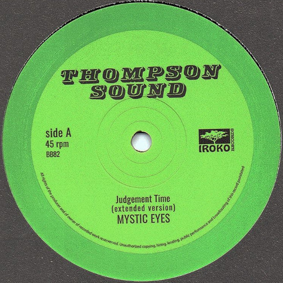 Mystic Eyes / Freddie McKay : Judgement Time / Tribal Ina Yard (12", Single)