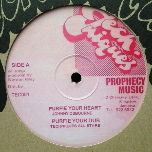 Johnny Osbourne / Jimmy Riley : Purfie Your Heart / Prophesy (12")