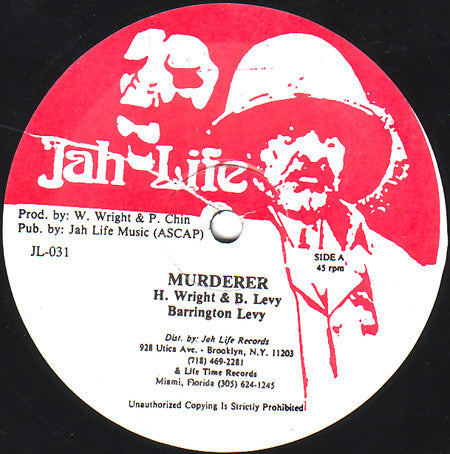 Barrington Levy : Murderer / Tell Them A Ready (12")