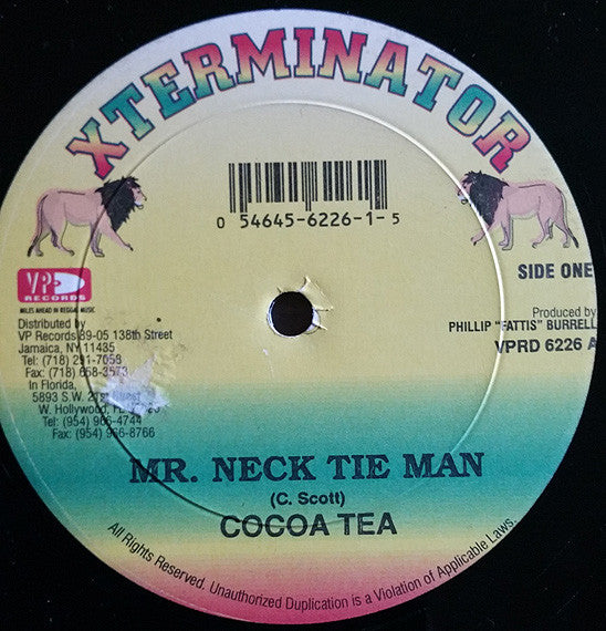 Cocoa Tea / Sizzla : Mr. Neck Tie Man / King Of The Earth (12", Single)