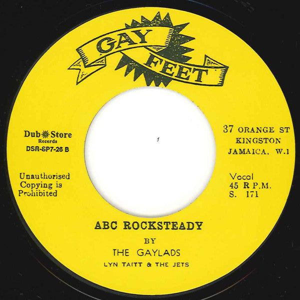 Leslie Butler & Count Ossie / The Gaylads, Lyn Taitt & The Jets* : Soul Drums / ABC Rock Steady (7")