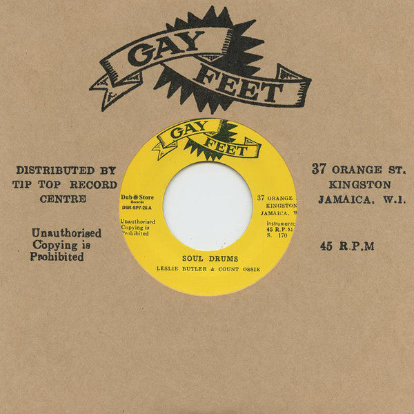 Leslie Butler & Count Ossie / The Gaylads, Lyn Taitt & The Jets* : Soul Drums / ABC Rock Steady (7")