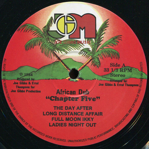 Joe Gibbs & The Professionals : African Dub Chapter Five (LP, RE, RM)