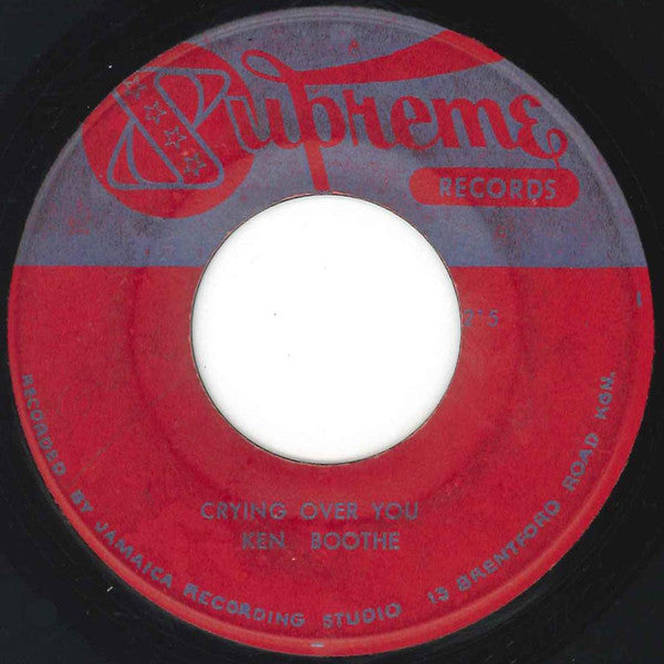 Ken Boothe : I Am A Fool (7", Red)