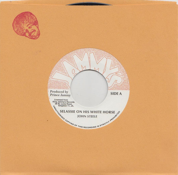John Steele (2) : Selassie On His White Horse (7", RE)