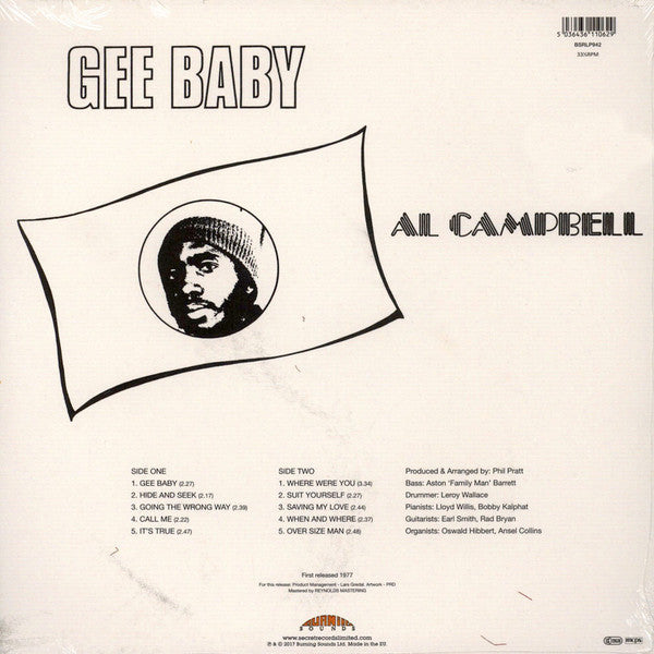 Al Campbell : Gee Baby (LP, Album, RE, 180)