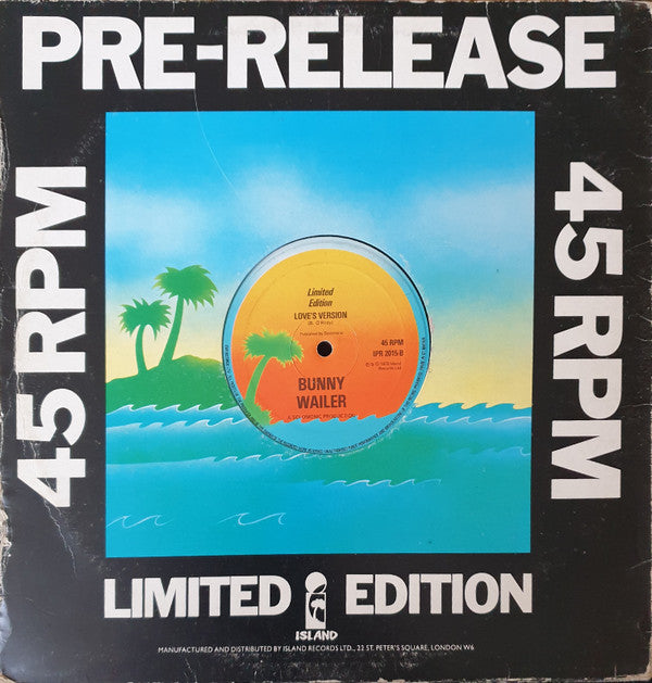 Bunny Wailer : Love Fire (12", Ltd)