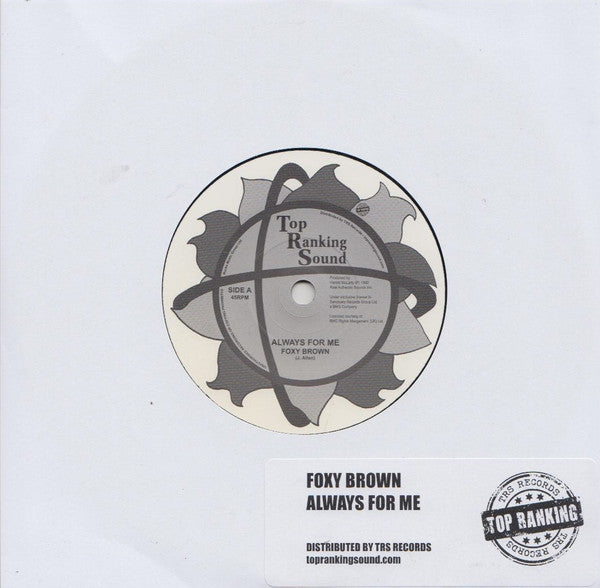 Foxy Brown (2) : Always For Me (7", Single, RE)