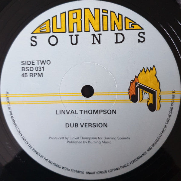 Linval Thompson : Bound To Surrender (12")