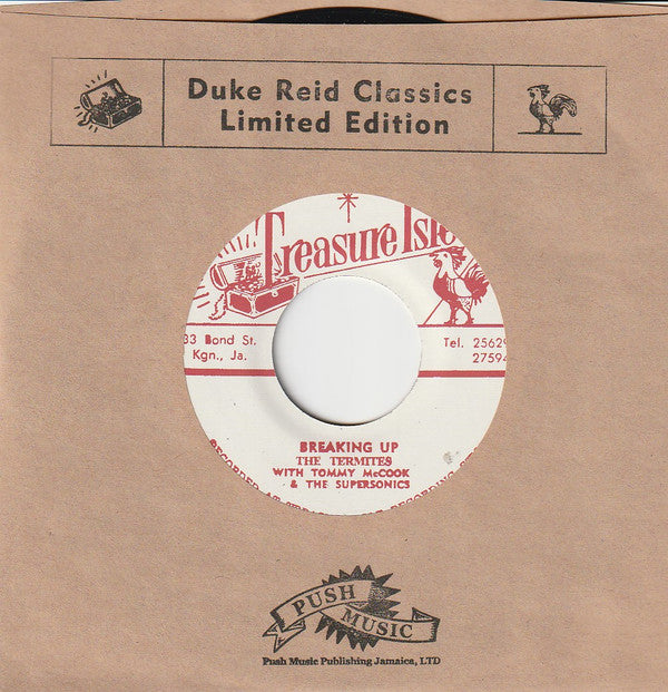 The Termites With Tommy McCook & The Supersonics / Tommy McCook & The Supersonics : Breaking Up / Soul For Sale (7", Ltd, RM)