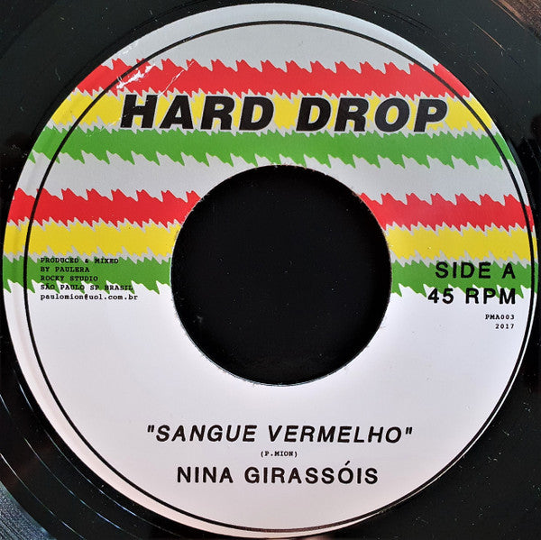 Nina Girassóis : Sangue Vermelho (7", Single)