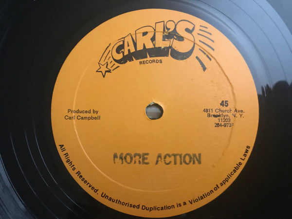 Calton Coffie & Black Skin* / Linval Thompson : More Action / Roll River Jordan (12")
