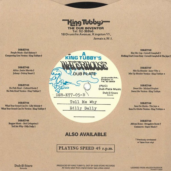 Bob Livingston* / Dilly Dally :  Reggae Music / Tell Me Why (7")