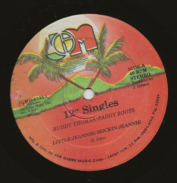 Ruddy Thomas / Paddy Roots : Little Jeanie / Rockin Jeannie (12")