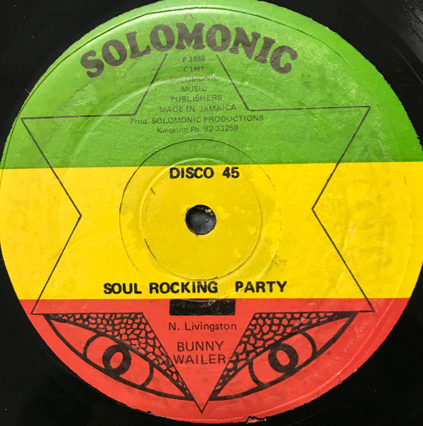 Bunny Wailer : Soul Rocking Party (12", Single)