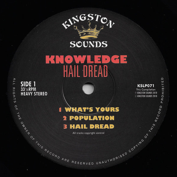 Knowledge (8) : Hail Dread  (LP, Album, RE)