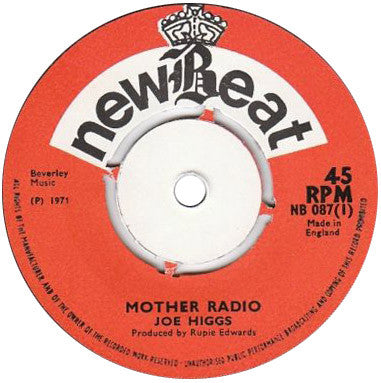 Joe Higgs / Dawn Sharon : Mother Radio / Little Deeds (7")