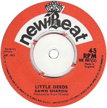 Joe Higgs / Dawn Sharon : Mother Radio / Little Deeds (7")
