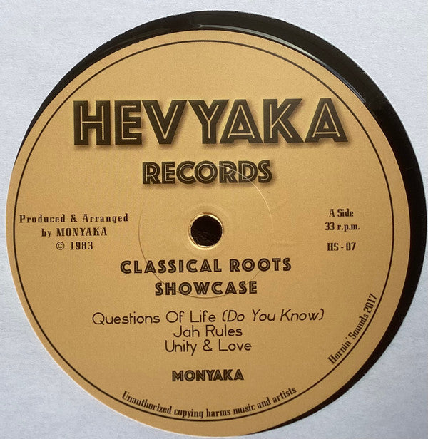 Monyaka : Classical Roots Showcase (LP, Album, Ltd)