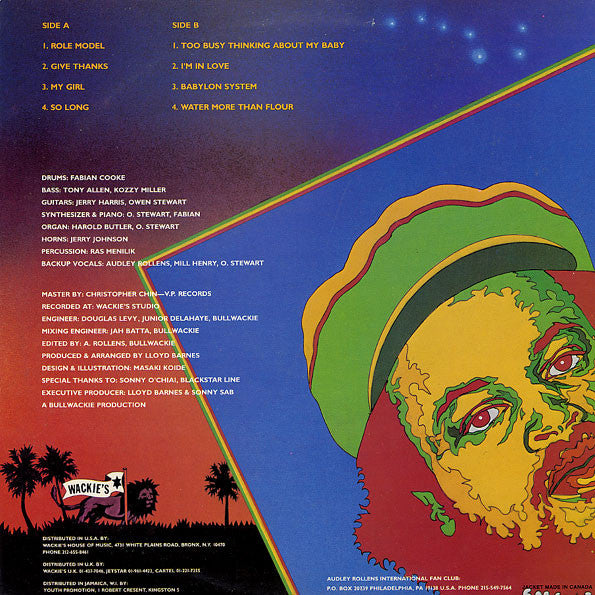 Audley Rollens : Role Model (LP, Album)